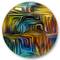 Designart - Colour Fusion IV - Modern Metal Circle Wall Art